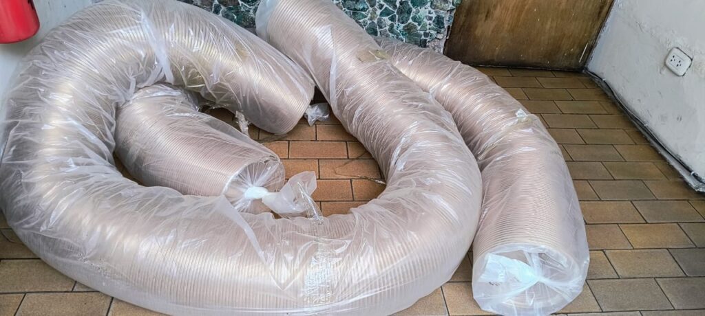 Manguera ducto de ventilacion con anillo de cobre4